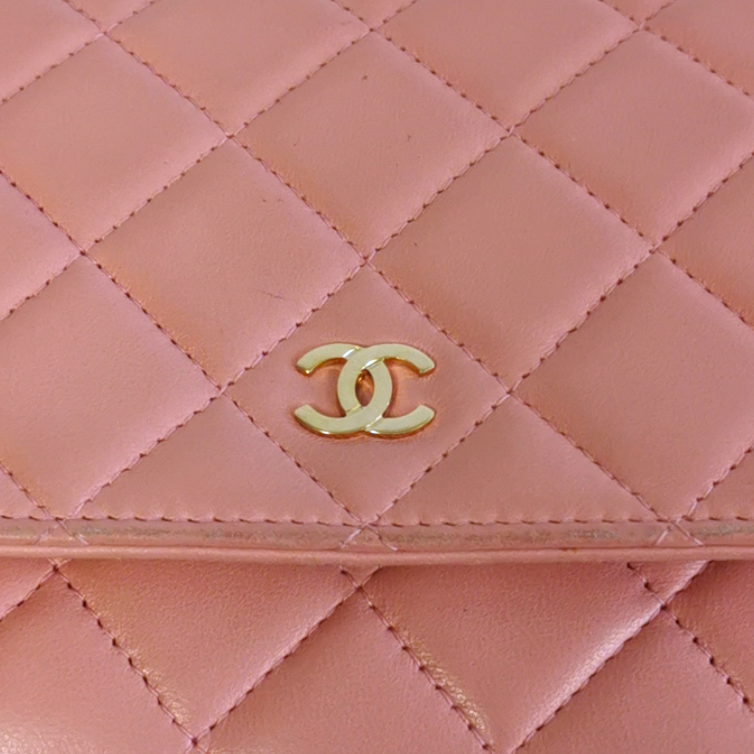 Chanel WoC Pink Lambskin Gold
