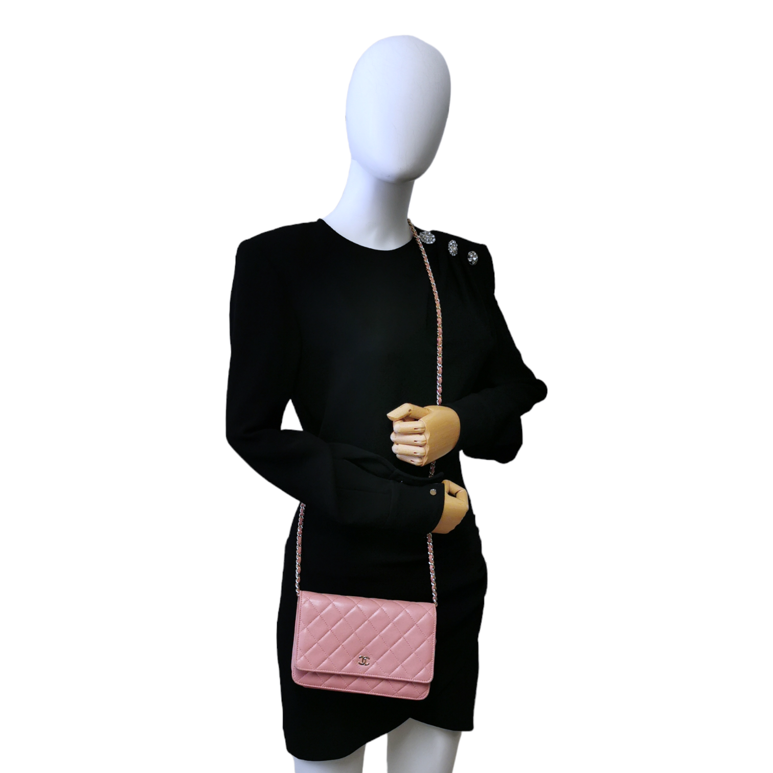 Chanel WoC Pink Lambskin Gold