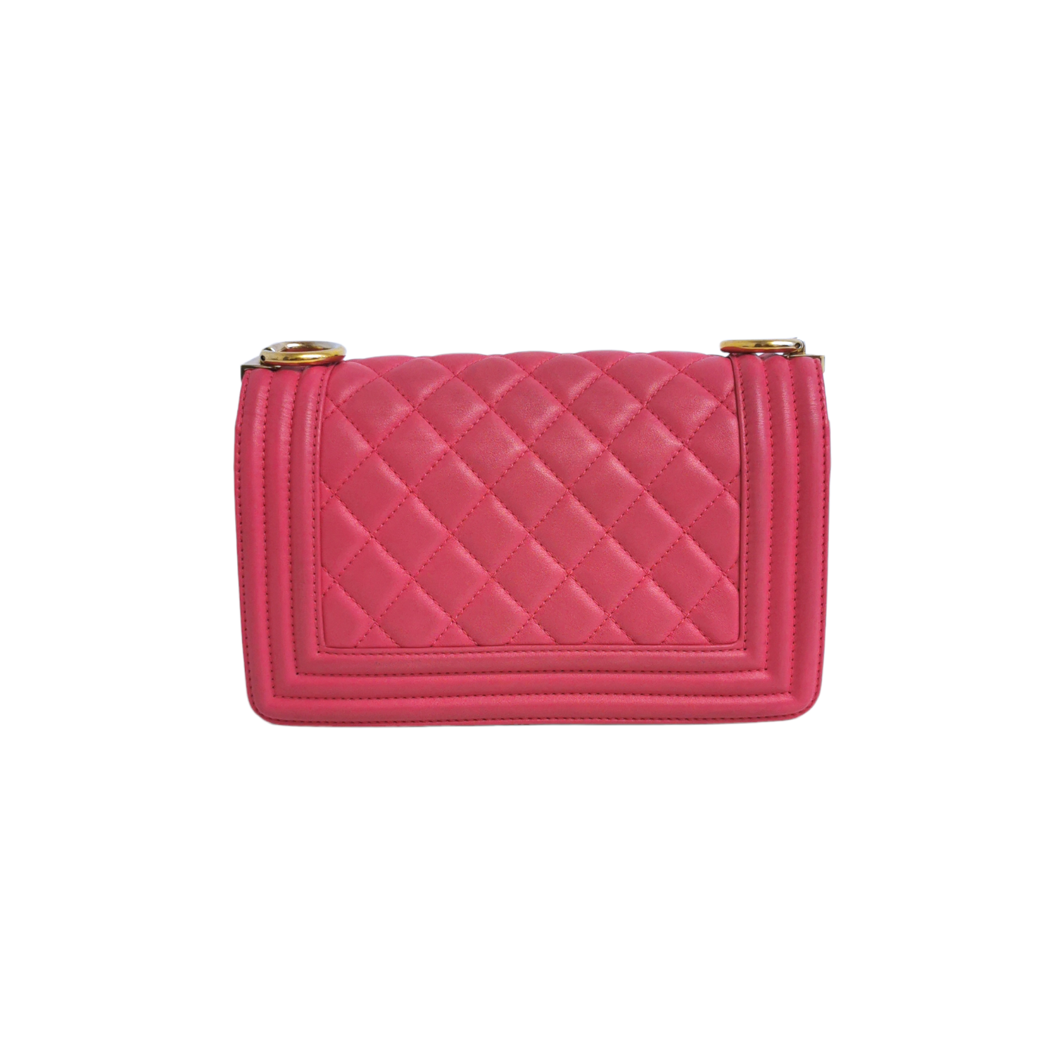 Chanel Boy Small Pink Calfskin Gold