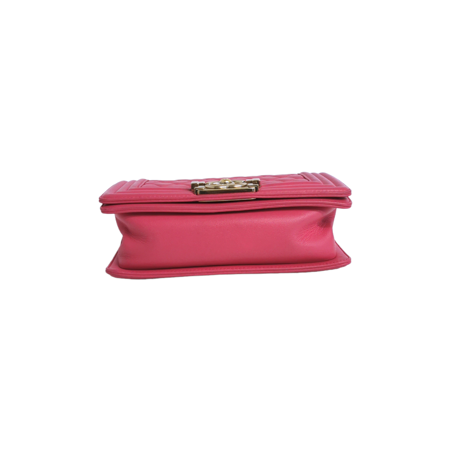 Chanel Boy Small Pink Calfskin Gold