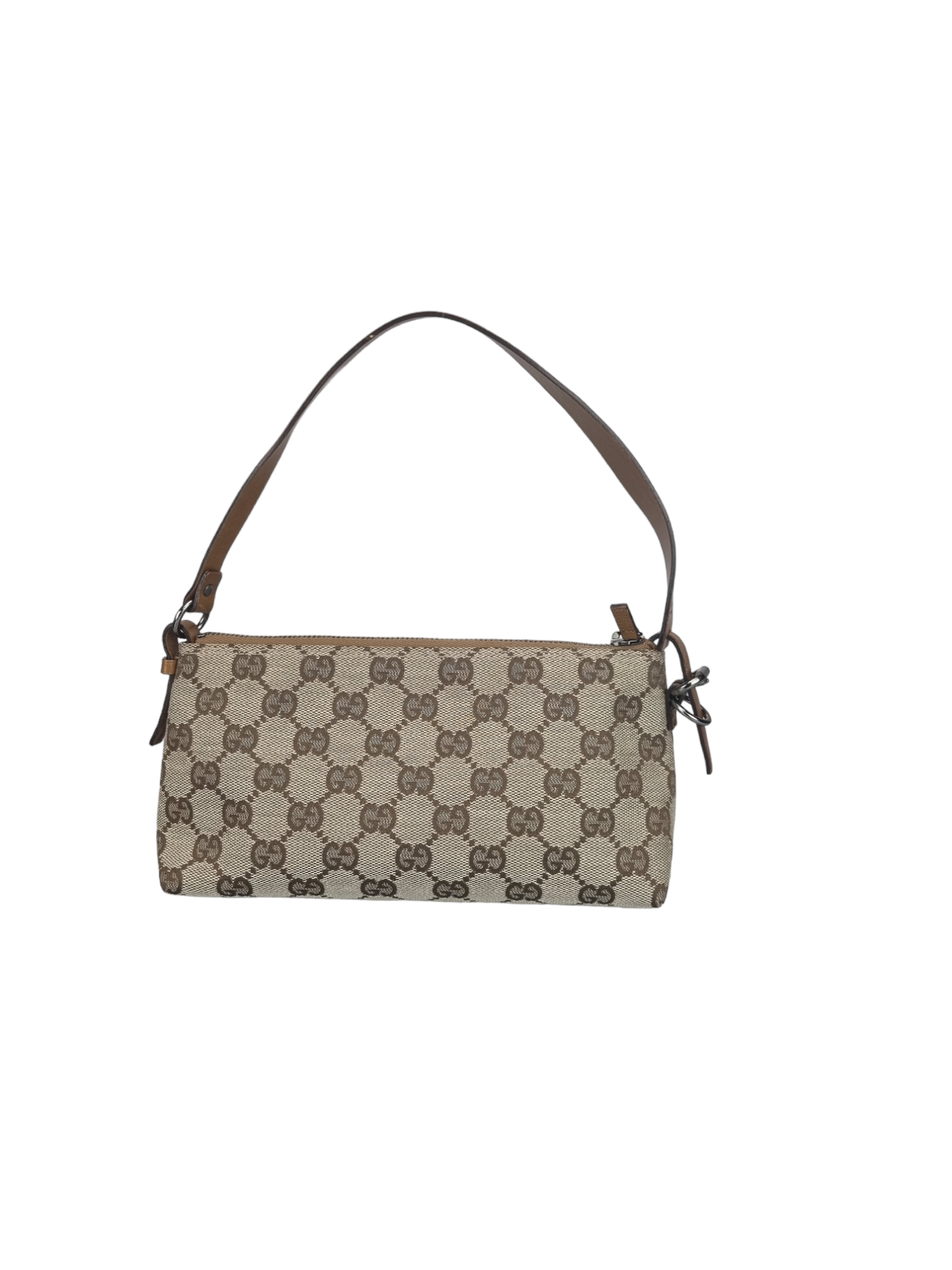 Gucci GG Beige/brown Canvas Pochette
