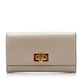 Fendi Leather Peekaboo Flap Wallet - '10s