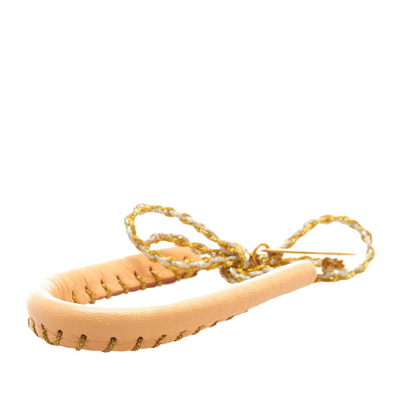 Fendi Selleria Leather Wrap Bracelet - '10s
