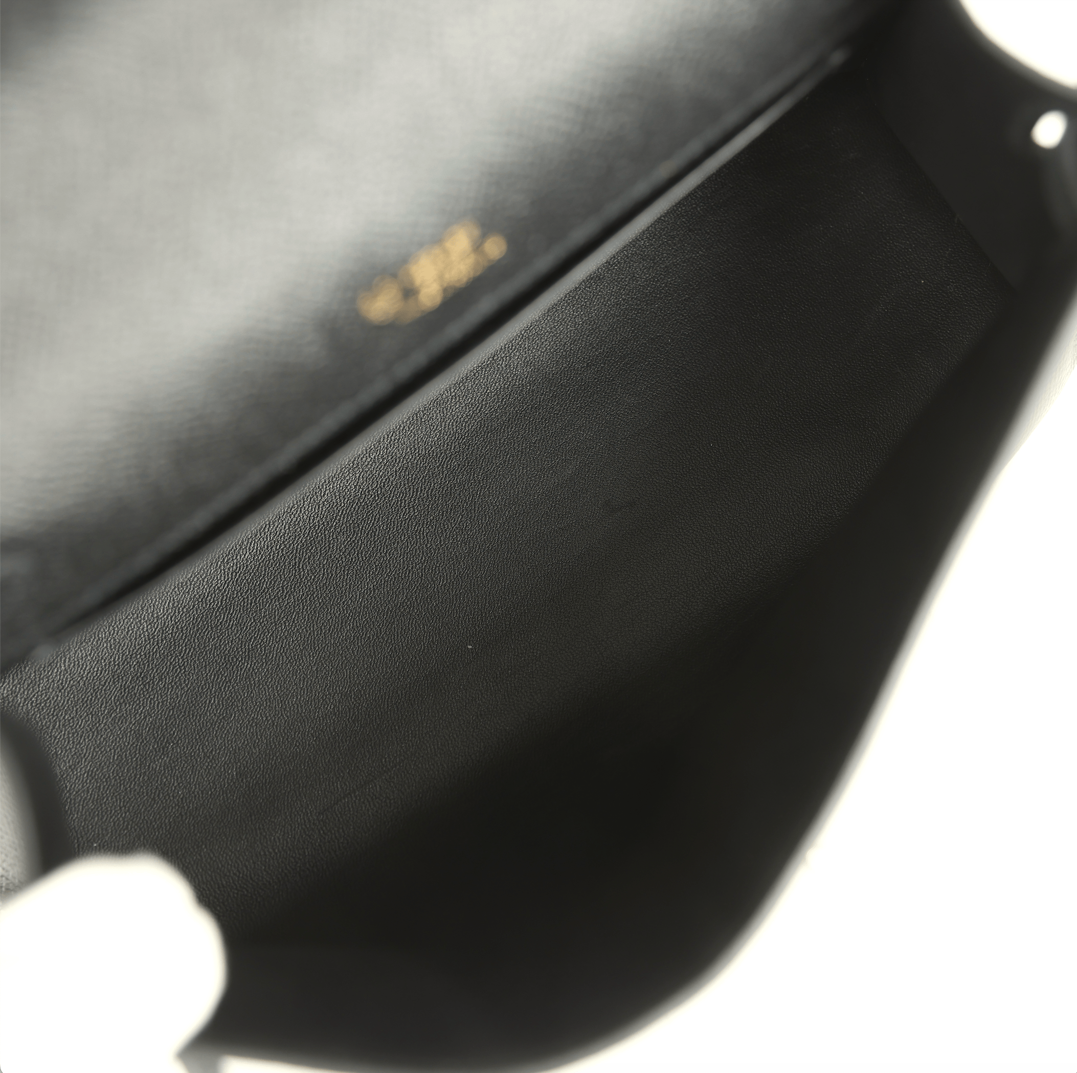 Hermes Special Order (HSS) Kelly Pochette Black Epsom Gold Hardware