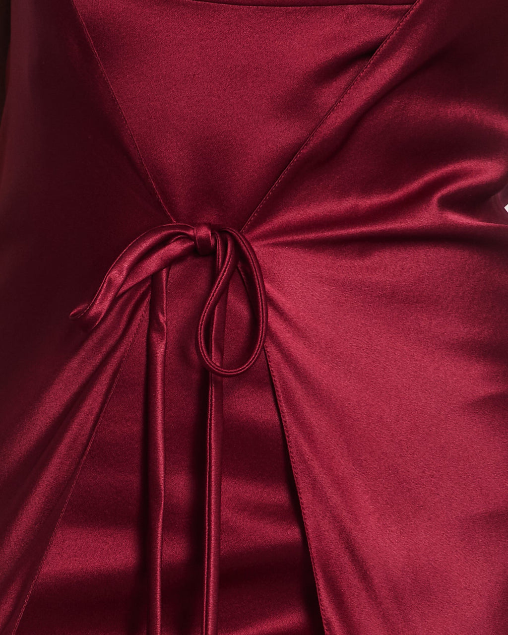 Chanel Vintage 98A Burgundy Silk Wrap Dress Size FR 38 ( UK 10)