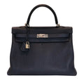 Hermès Kelly Retourne 35 Bleu Nuit Togo PHW Bag