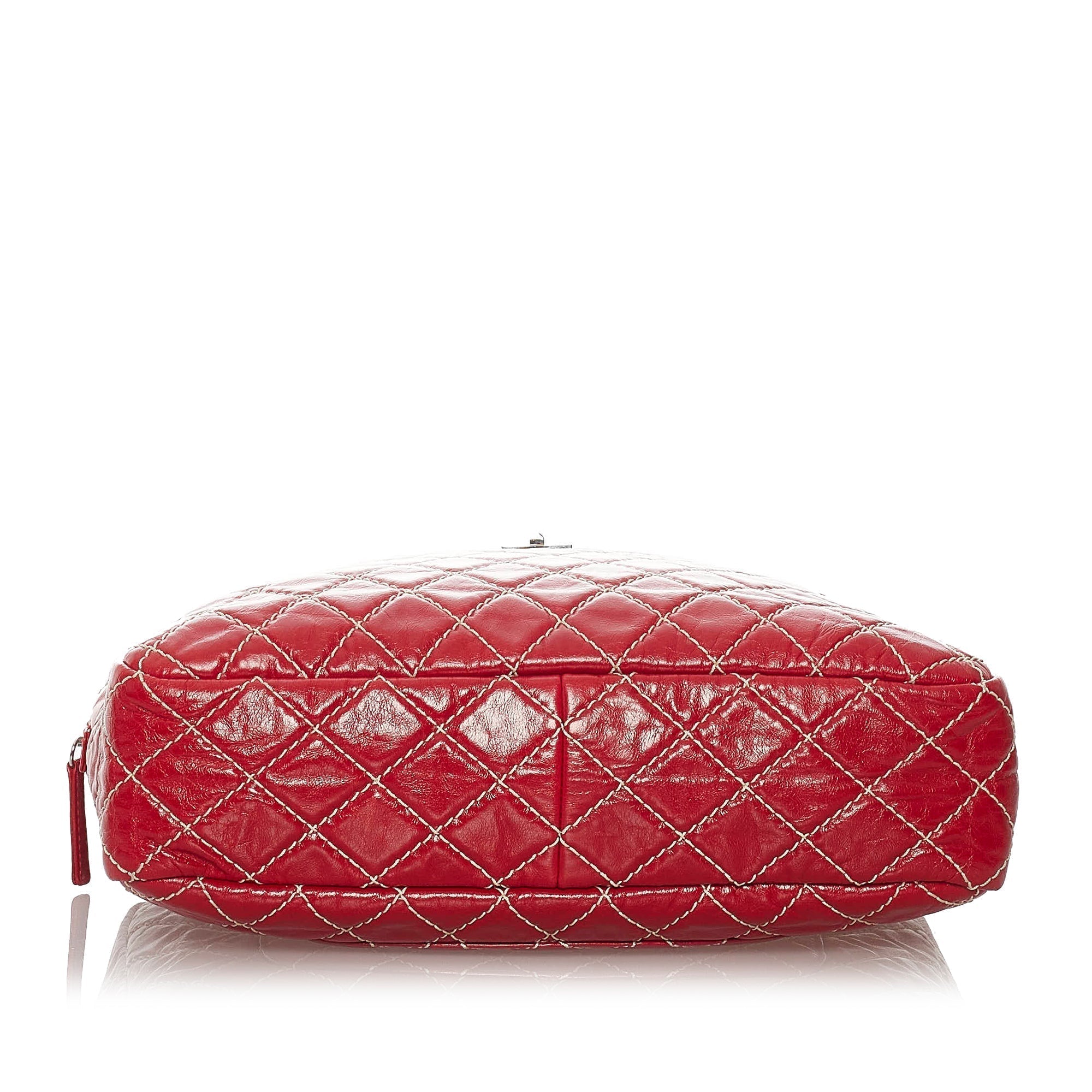 Chanel Reissue Shoulder Bag Red Quilted Lambskin