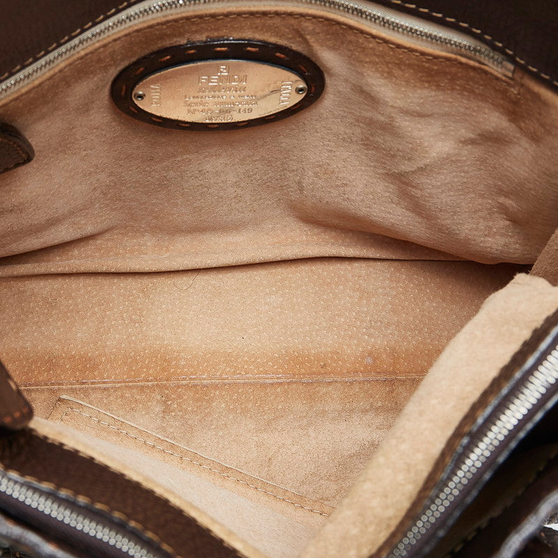 Fendi Leather Shoulder Bag - '10s