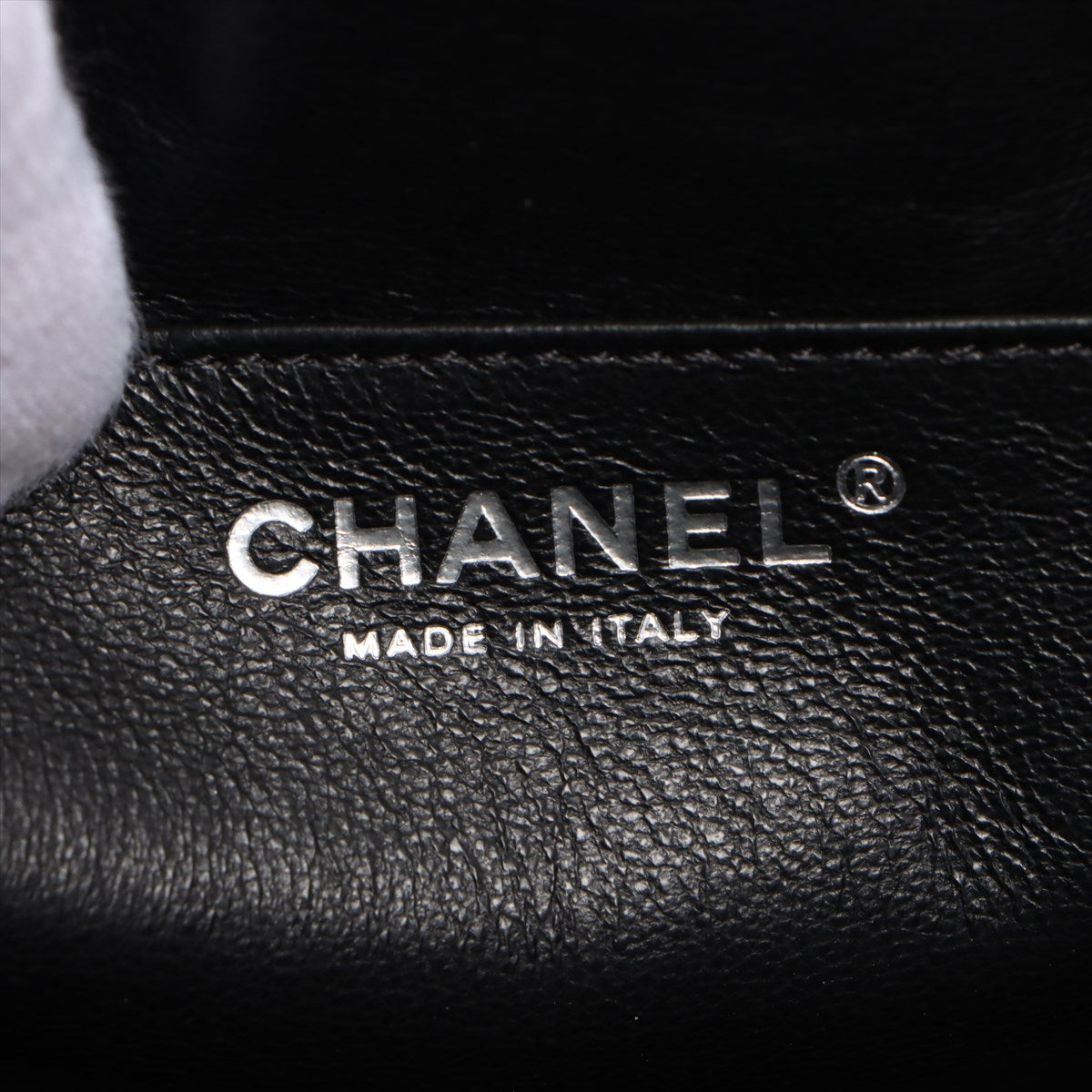 SALE Chanel Classic Single Flap Jumbo Black Patent Leather Silver