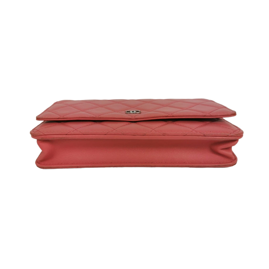 Chanel WoC Pink Lambskin Silver