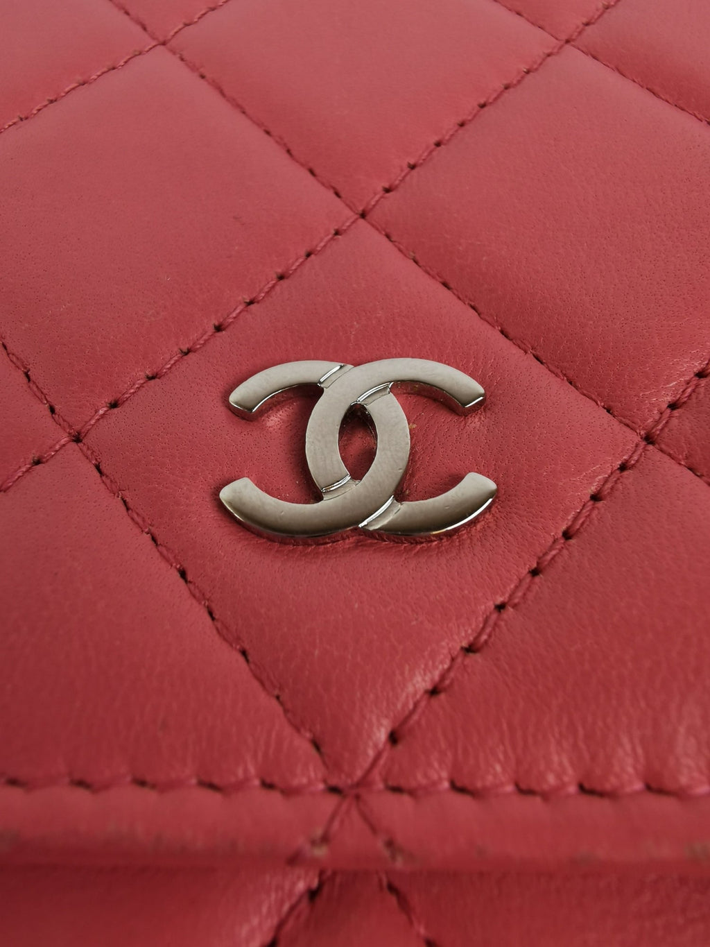 Chanel WoC Pink Lambskin Silver