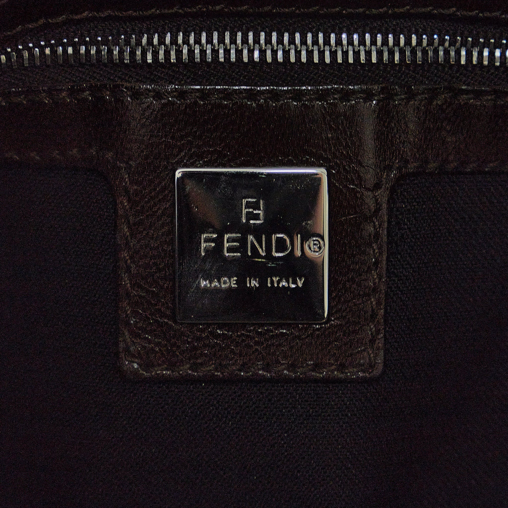 FENDI Suede Shoulder Bag