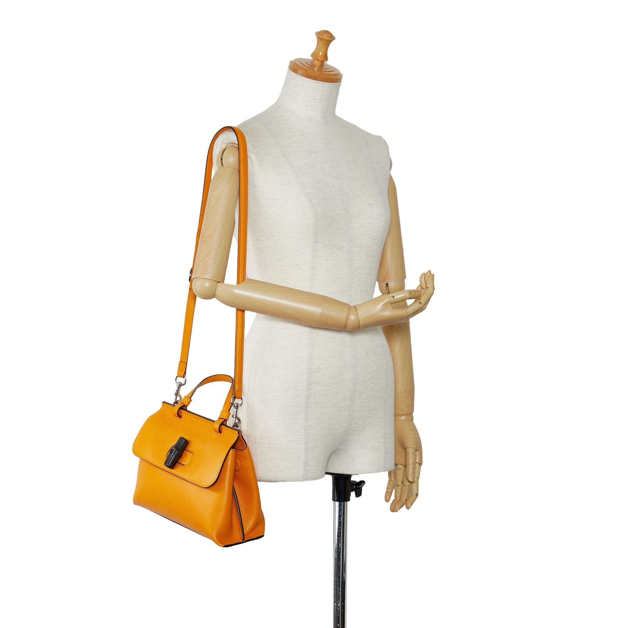GUCCI Medium Bamboo Daily Satchel