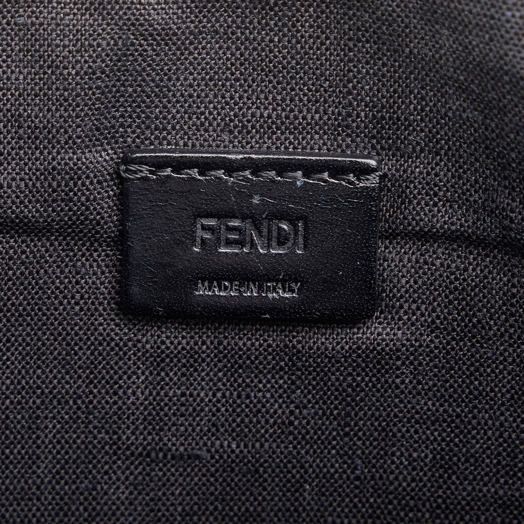 FENDI Faces Zip Clutch Clutch Bag