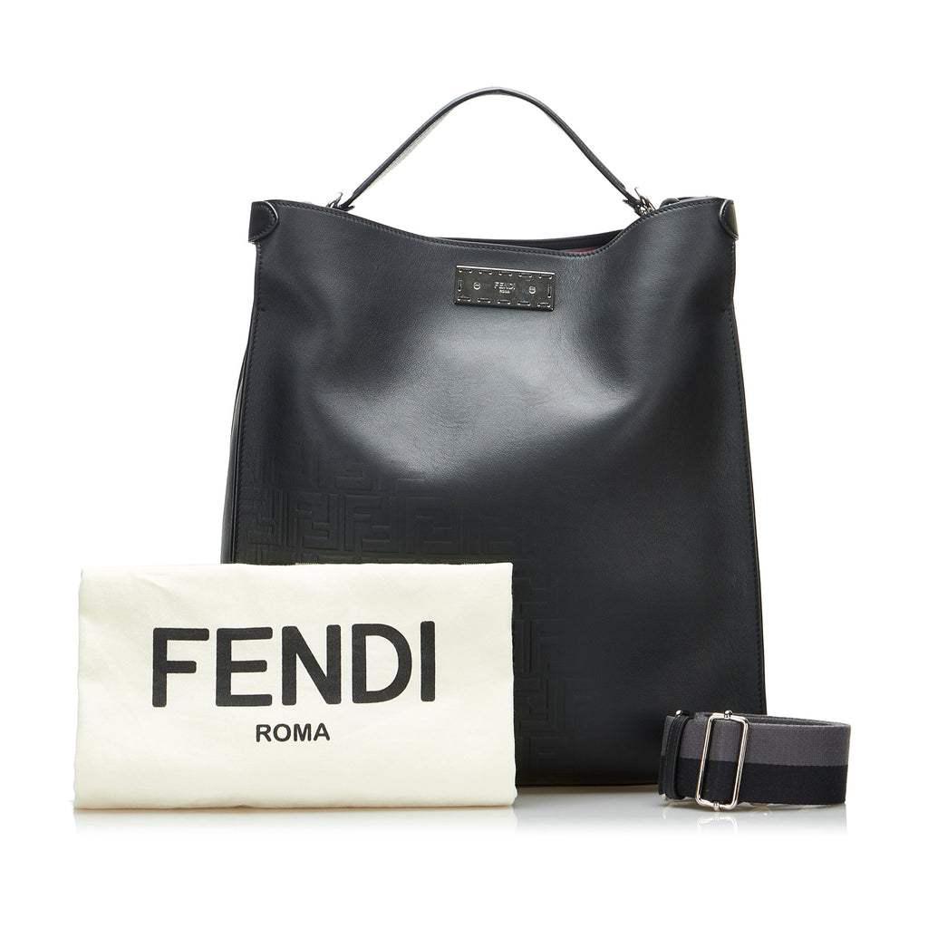 FENDI Zucca Peekaboo X-Lite Satchel