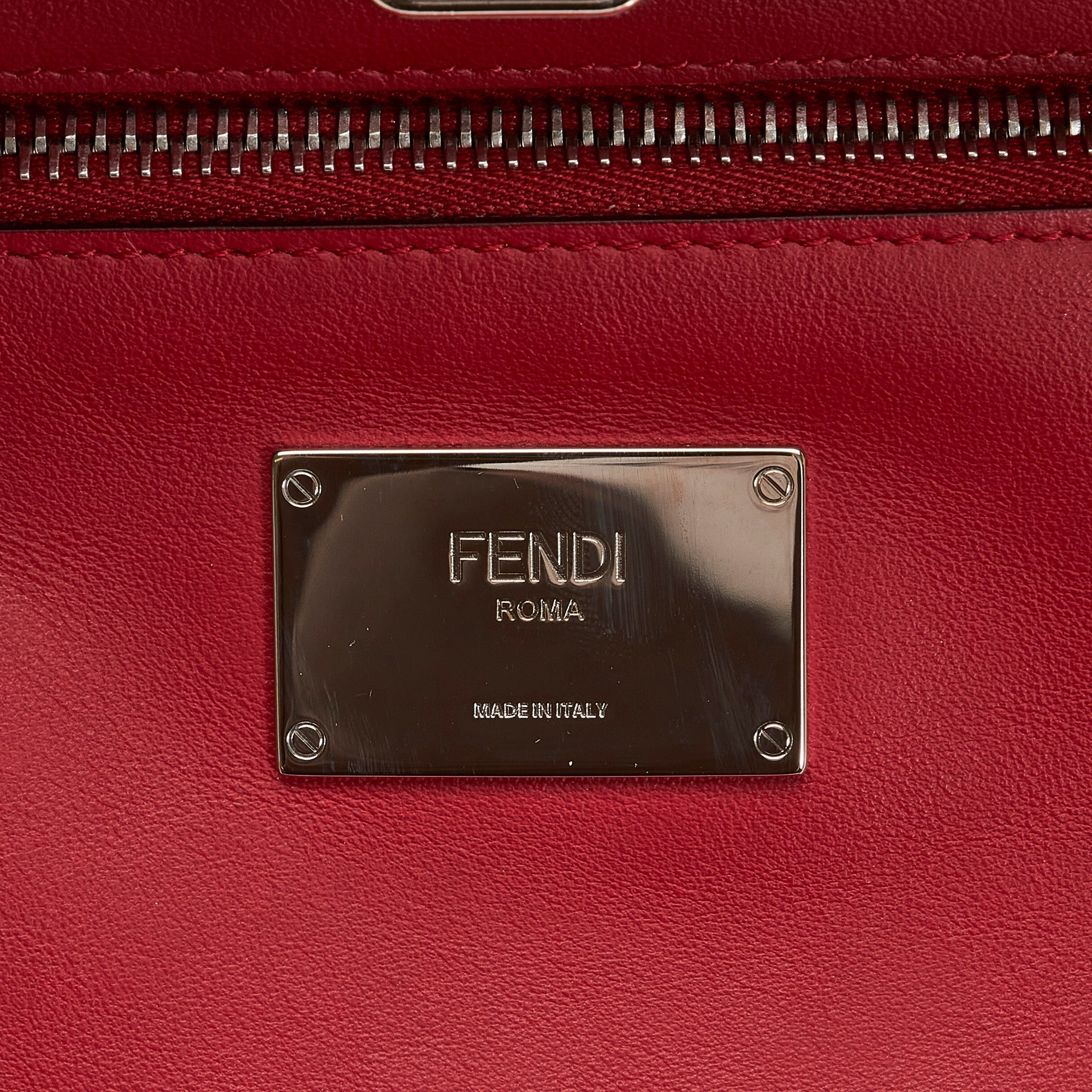 FENDI Zucca Peekaboo X-Lite Satchel