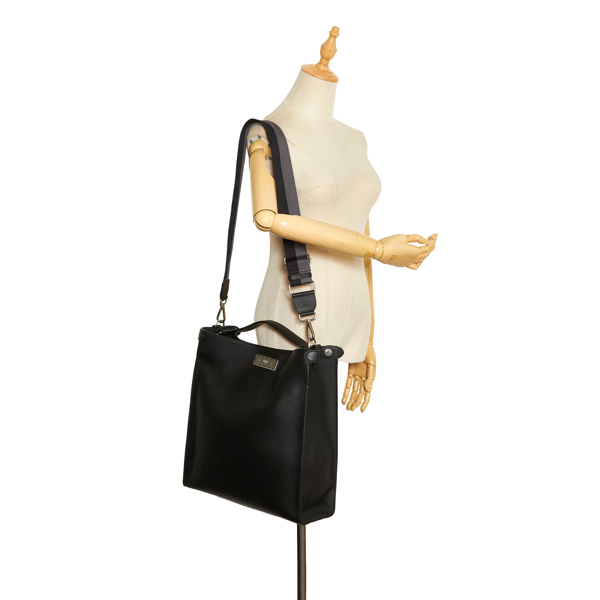 FENDI Zucca Peekaboo X-Lite Satchel