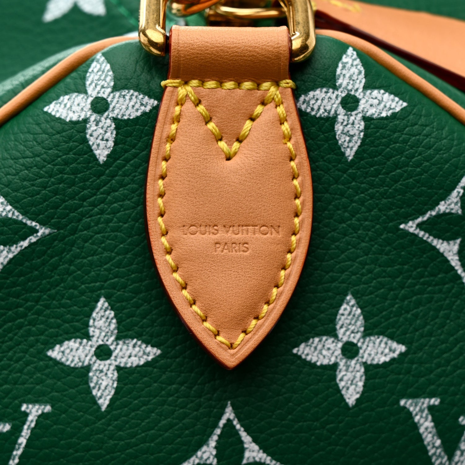 Louis Vuitton Calfskin Monogram Speedy P9 Bandouliere 30 Green