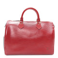 Louis Vuitton Epi Speedy 30 Castillan Red