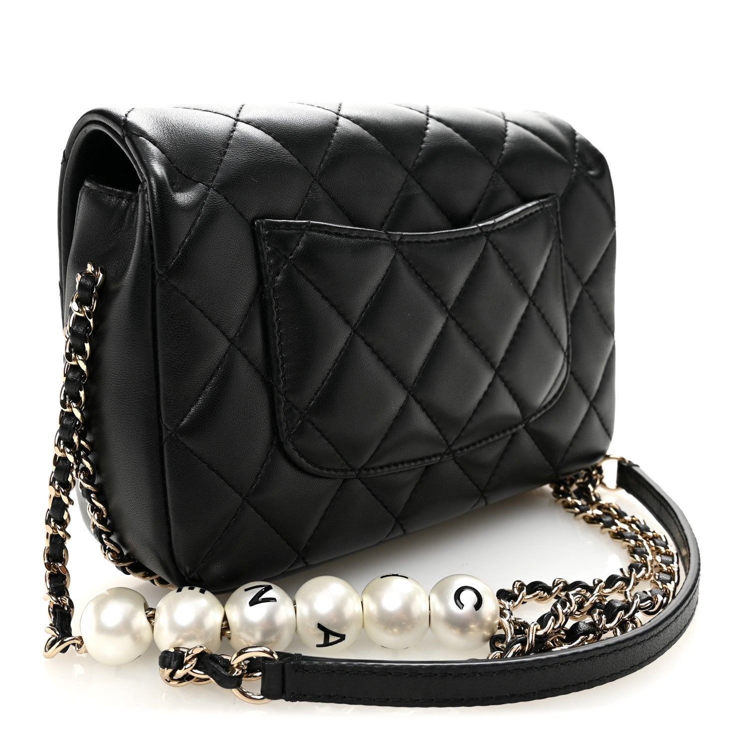 Chanel Lambskin Quilted Small My Precious Flap Black