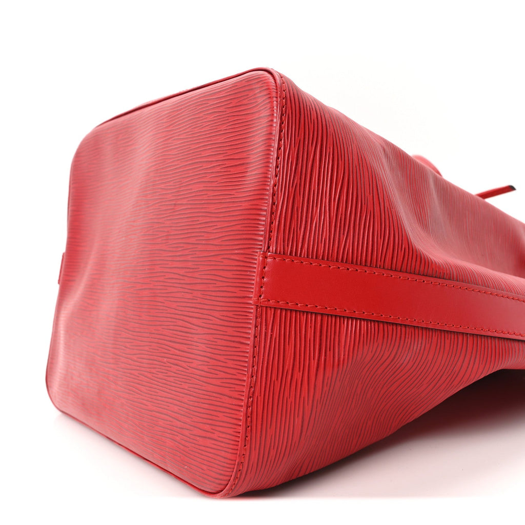 Louis Vuitton Epi Petit Noe Castillan Red