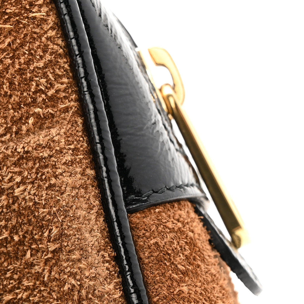 Gucci Suede Small Ophidia Belt Bag 85 34 Brown