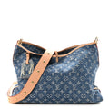 Louis Vuitton Monogram Denim CarryAll MM Blue
