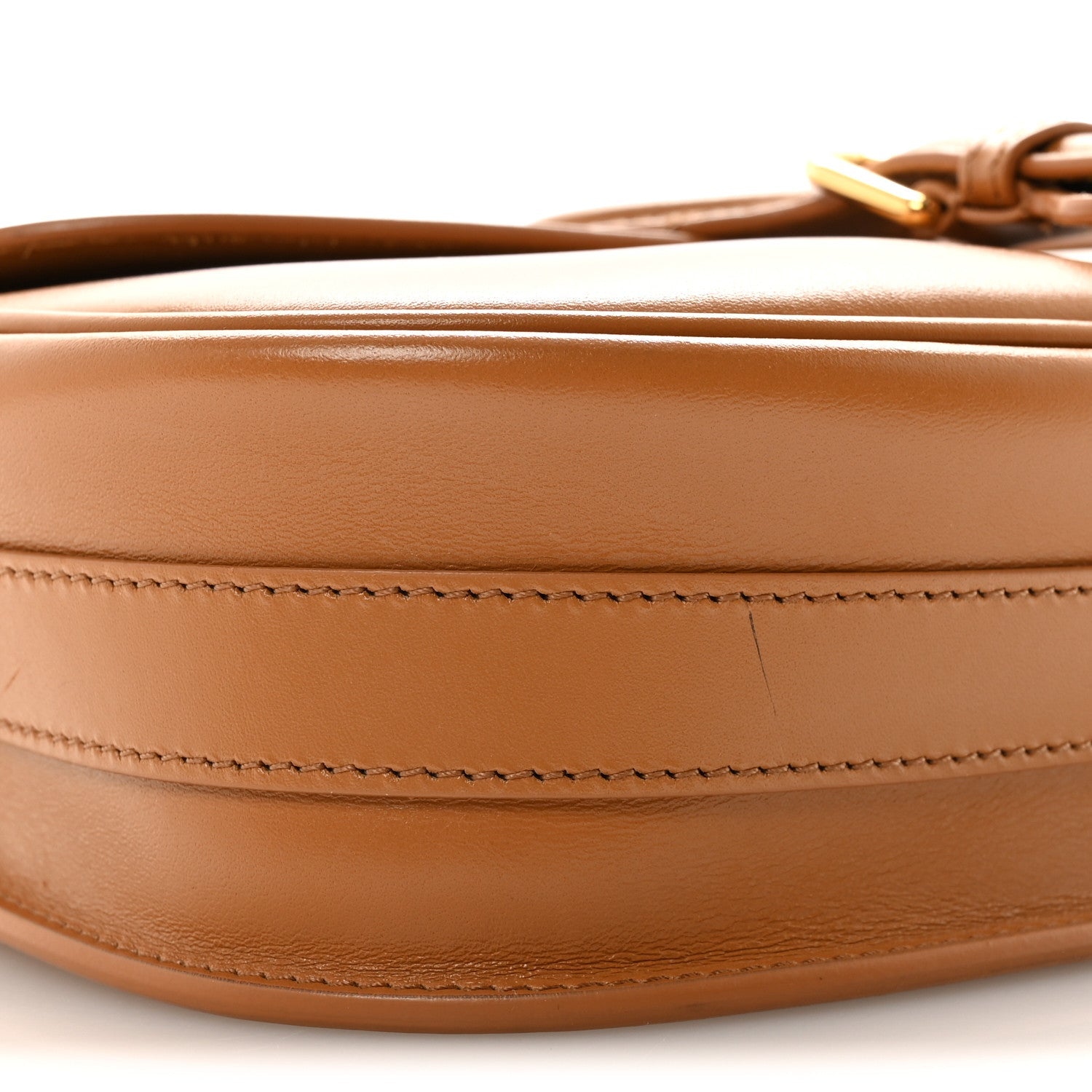 Christian Dior Box Calfskin Medium Bobby Flap Camel