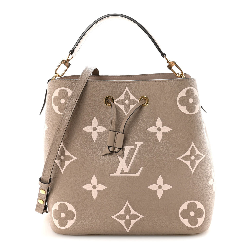Louis Vuitton Empreinte Monogram Giant Neonoe MM Tourterelle Creme