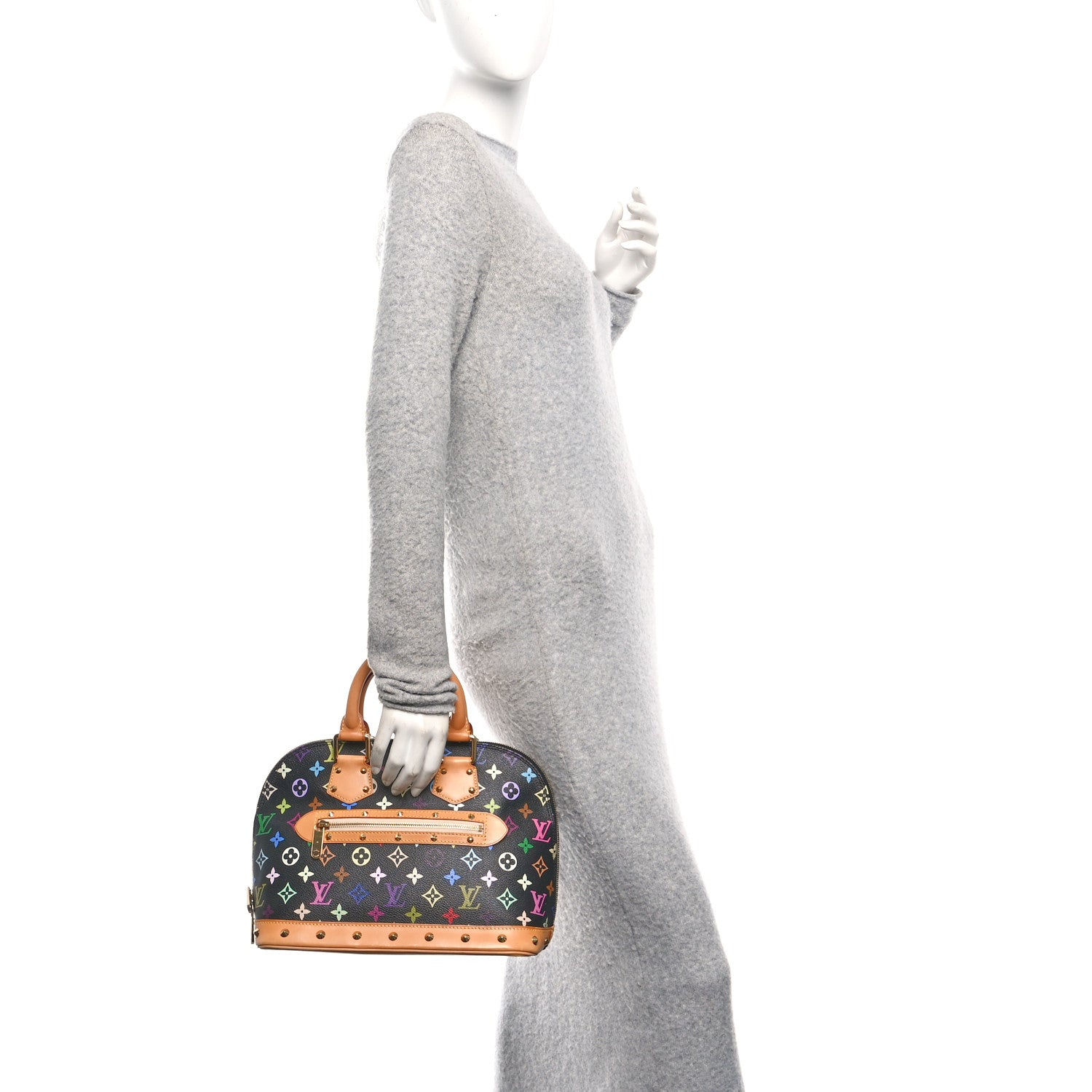 Louis Vuitton Monogram Multicolor Alma PM Black