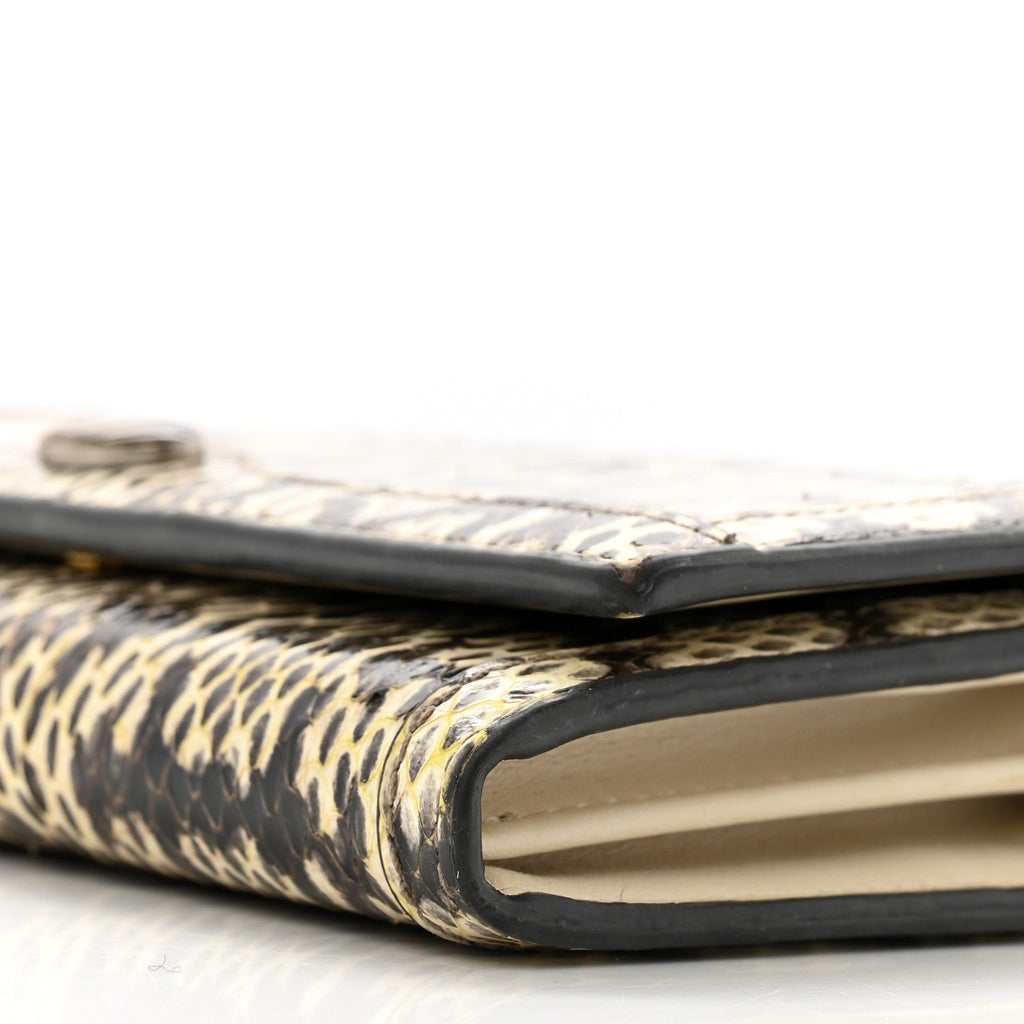 Gucci Snakeskin GG Ophidia Wallet On Chain Roccia