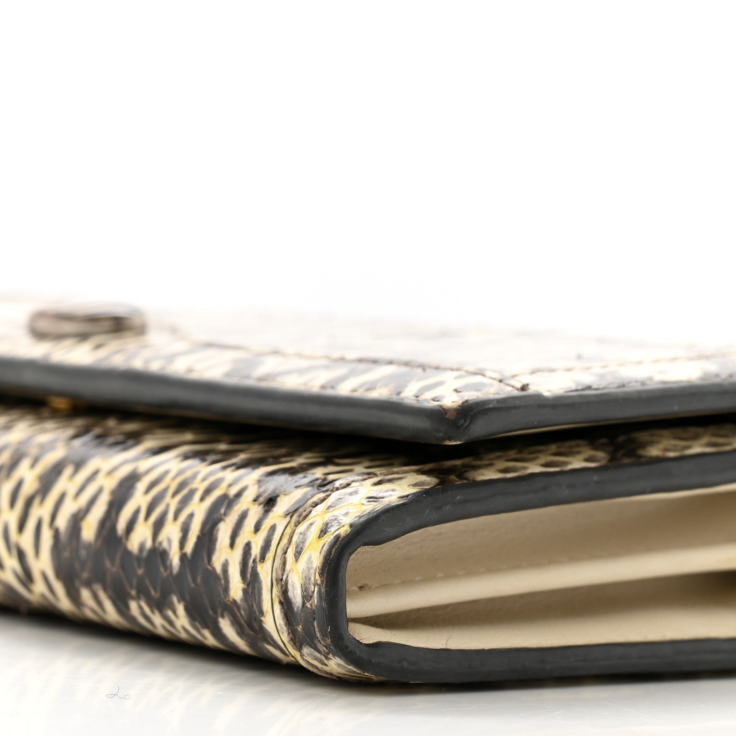 Gucci Snakeskin GG Ophidia Wallet On Chain Roccia