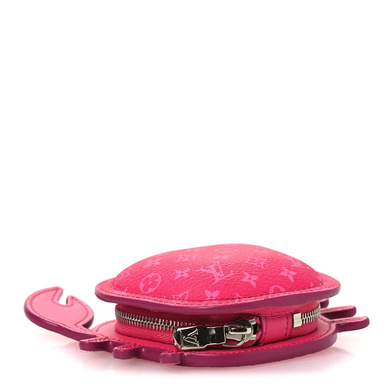 Louis Vuitton Monogram Crab Bag Charm Rose Pondichery
