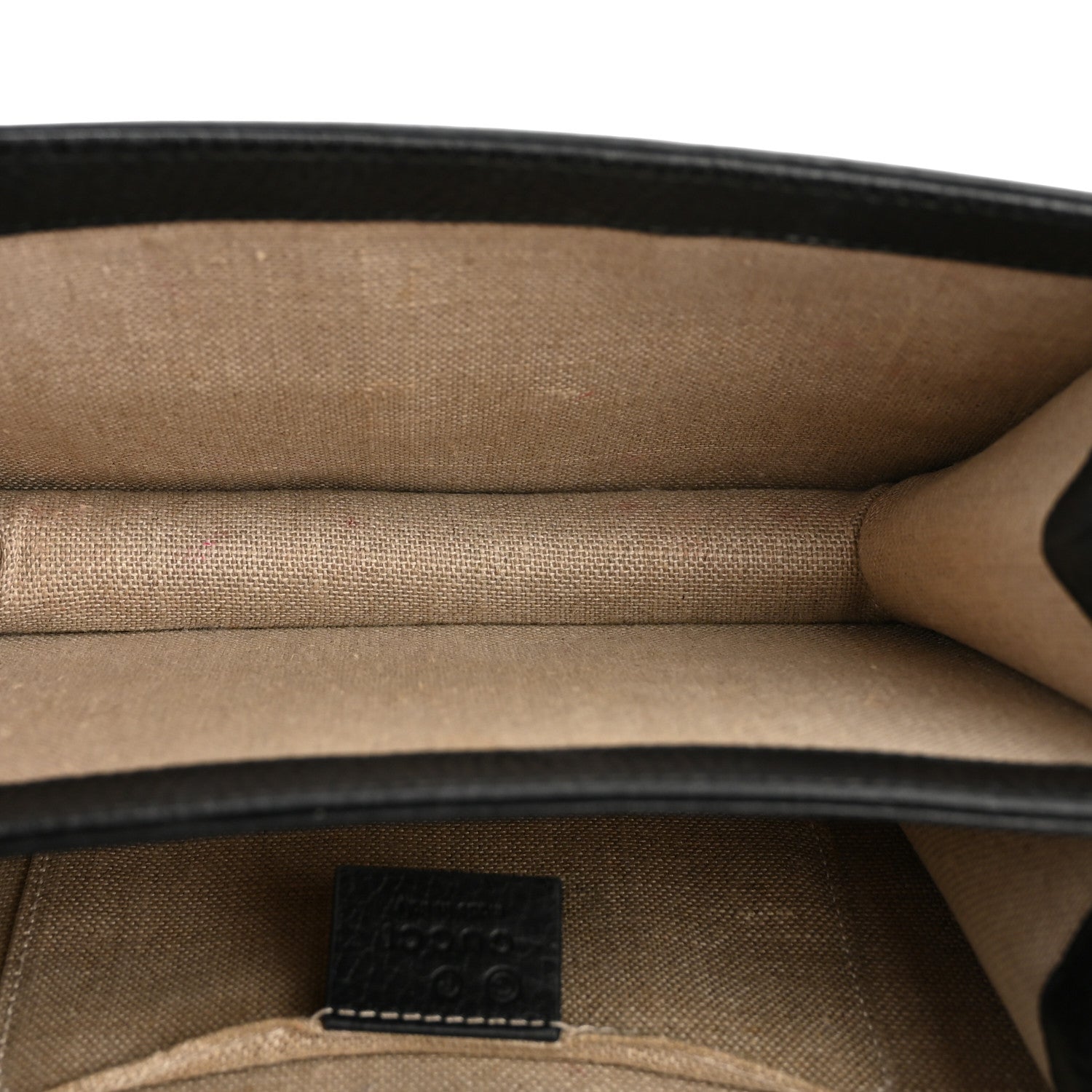 Gucci Dollar Calfskin Small Interlocking G Shoulder Bag Black