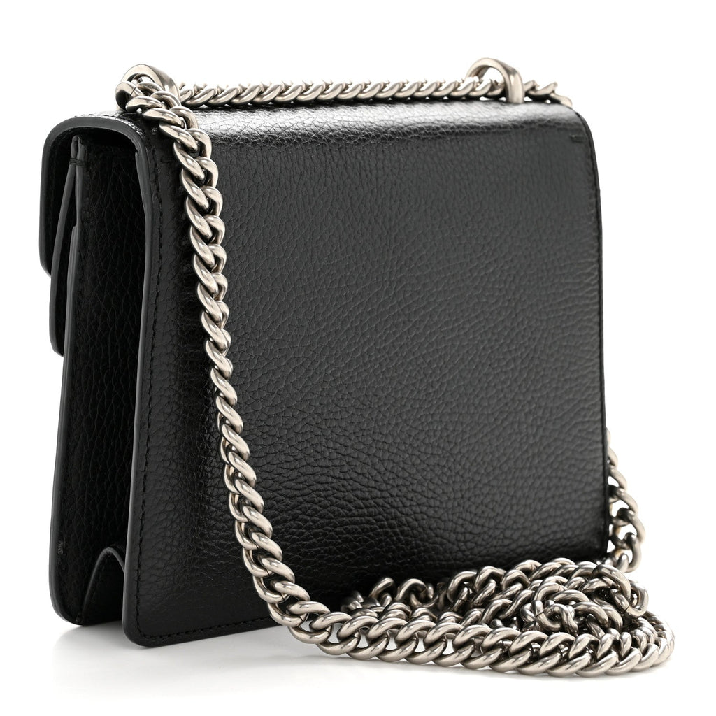 Gucci Calfskin Mini Dionysus Shoulder Bag Black
