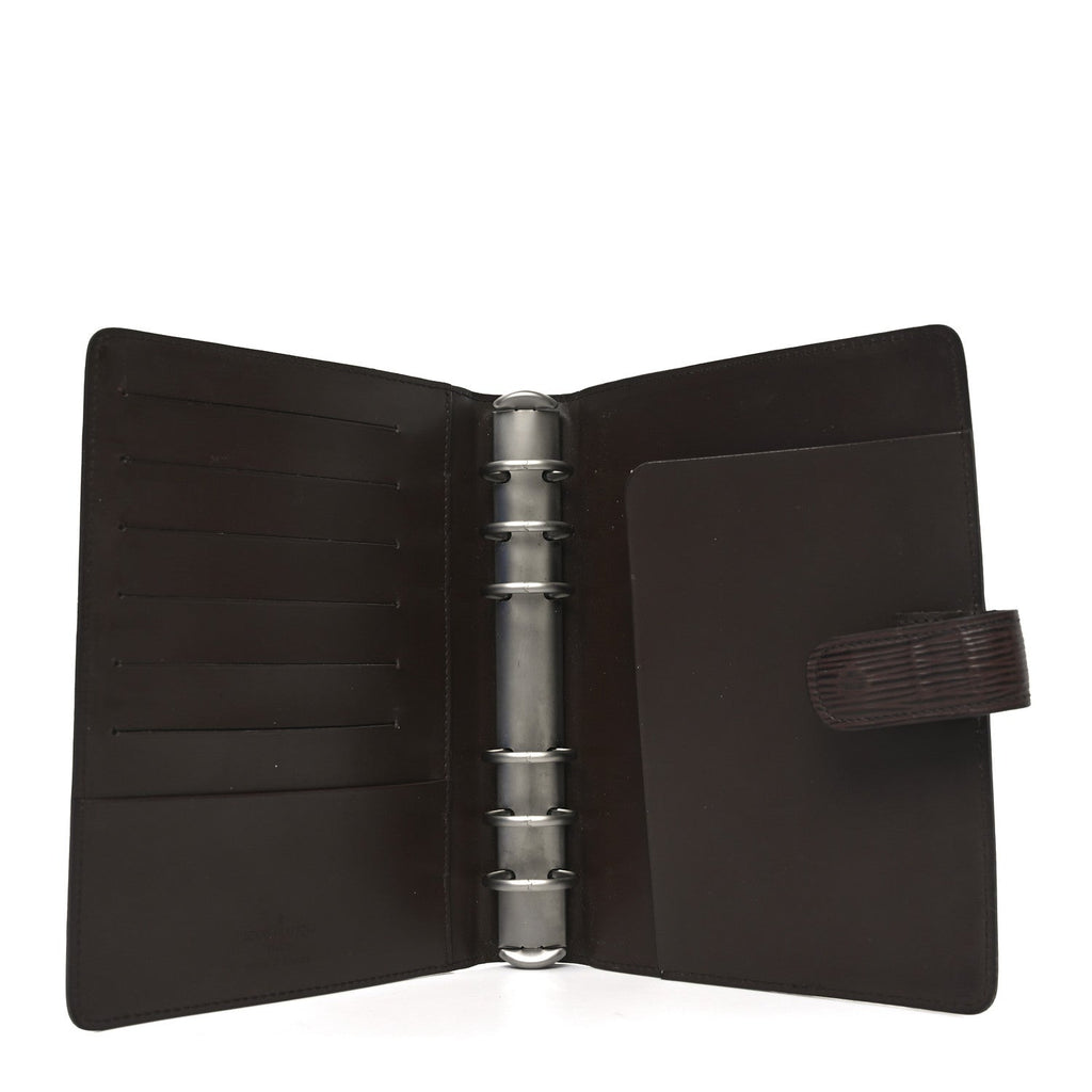 Louis Vuitton Epi Medium Ring Agenda Cover Moka