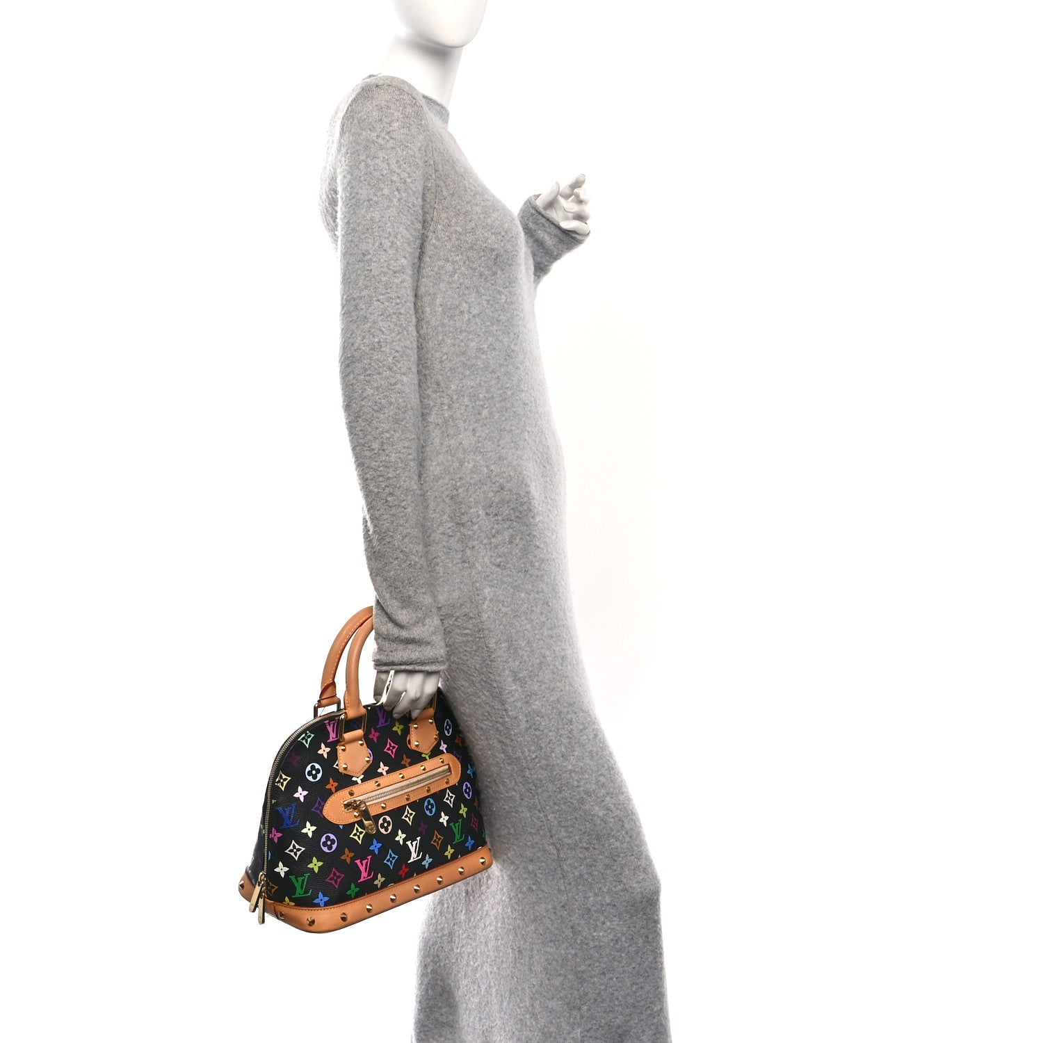 Louis Vuitton Monogram Multicolor Alma Black