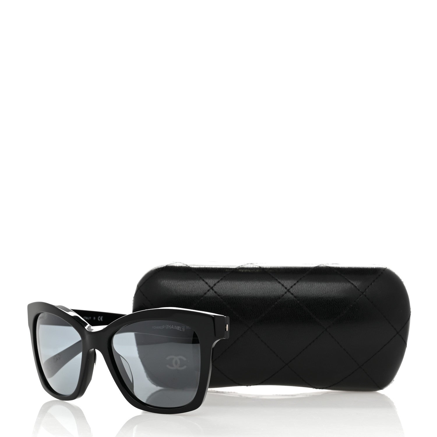 Acetate CC Butterfly Signature Sunglasses 5313-A Black