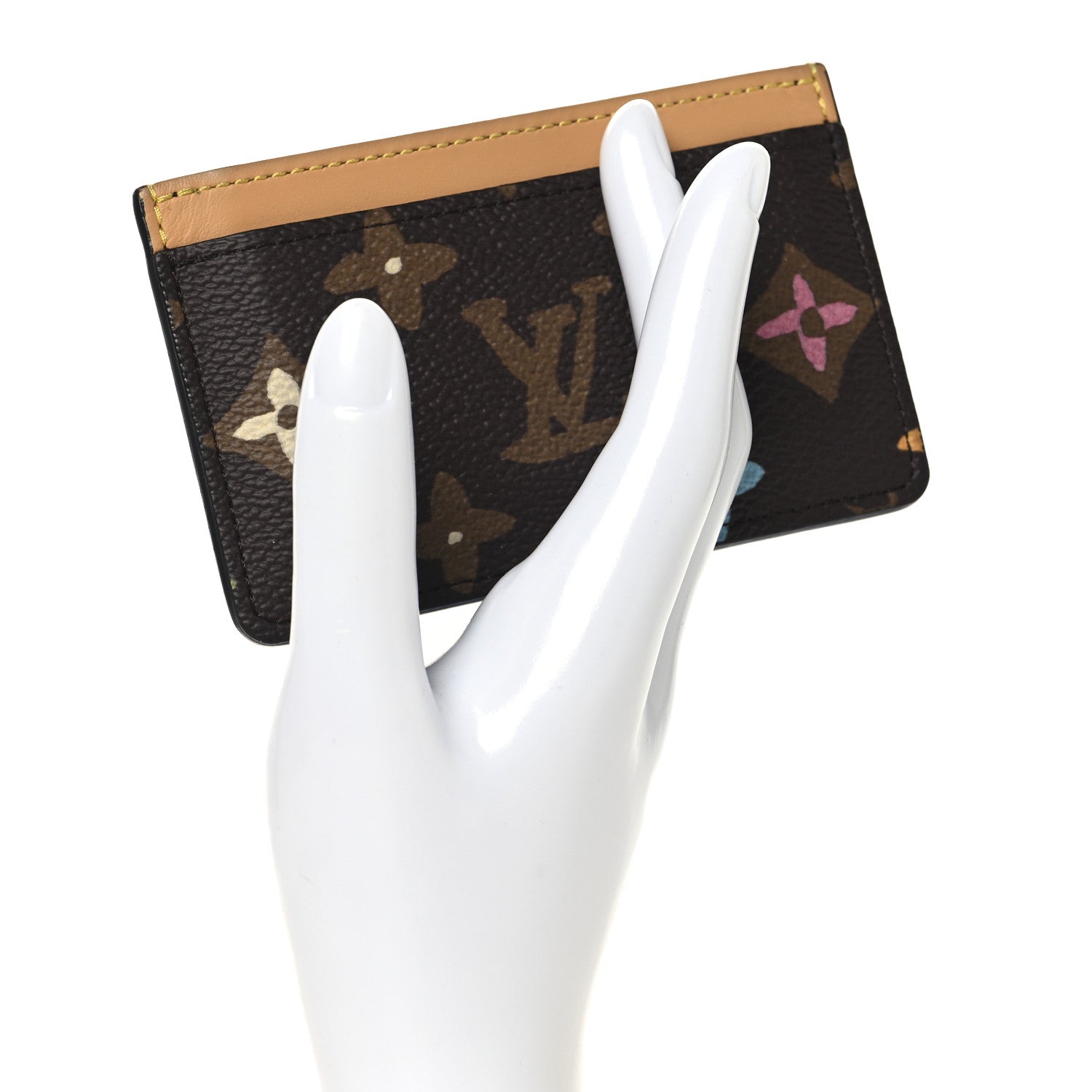 Louis Vuitton Monogram Craggy Card Holder Chocolate