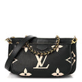 Louis Vuitton Empreinte Monogram Giant Multi Pochette Accessories Black Beige