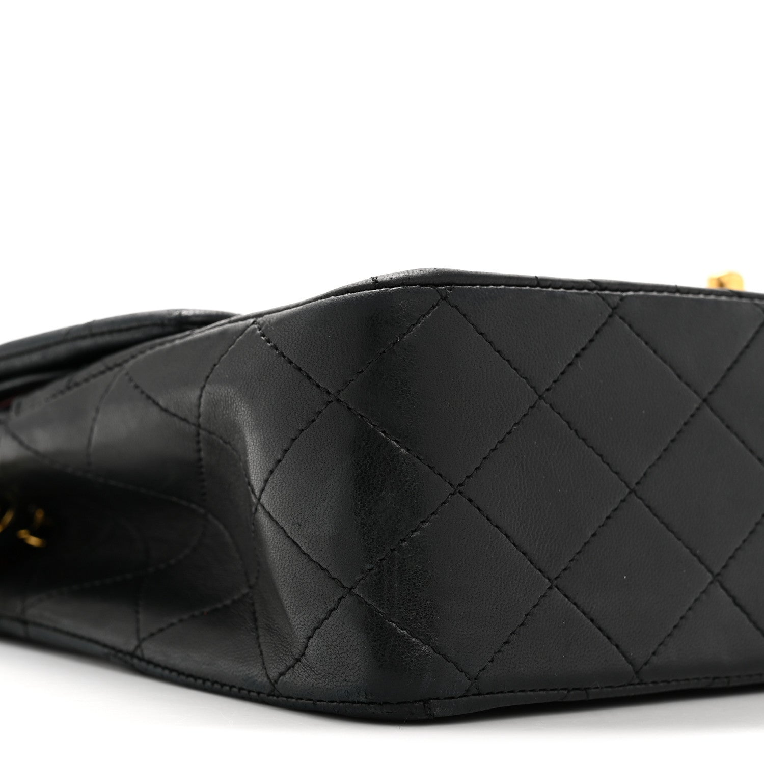 Chanel Lambskin Quilted Medium Double Flap Black