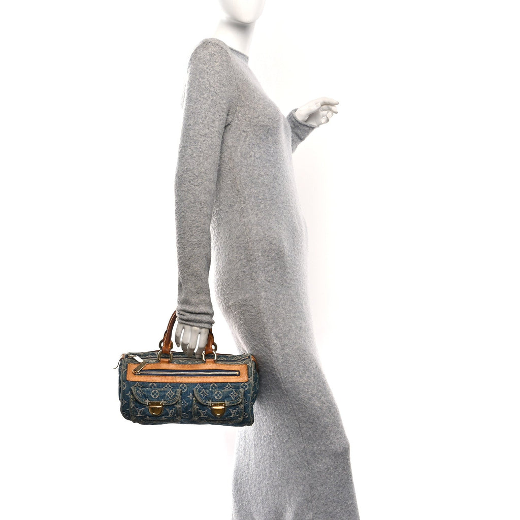 Louis Vuitton Monogram Denim Neo Speedy Blue