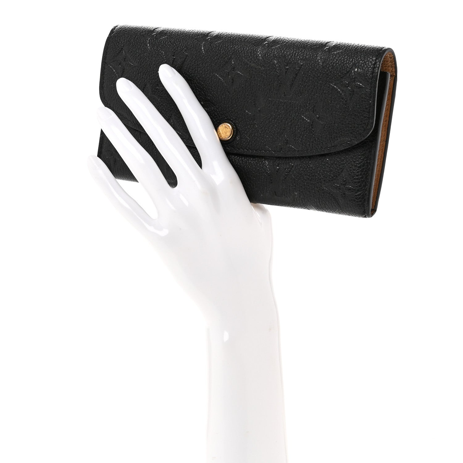 Louis Vuitton Empreinte Emilie Wallet Black Dune