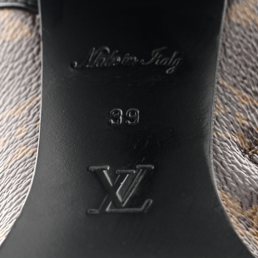 Louis Vuitton Patent Calfskin Monogram Star Trail Ankle Boots 39 Black