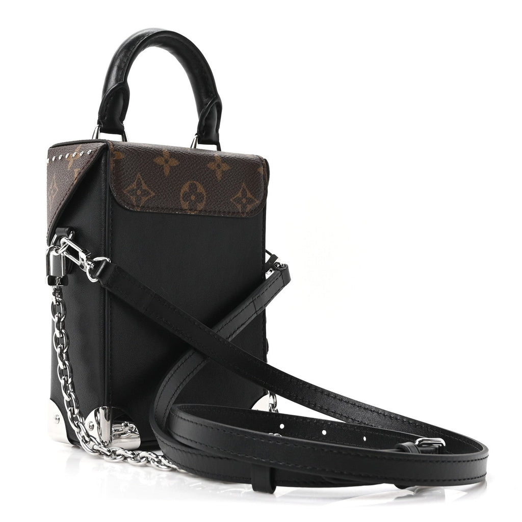 Louis Vuitton Calfskin Monogram Camera Box Vibe Black