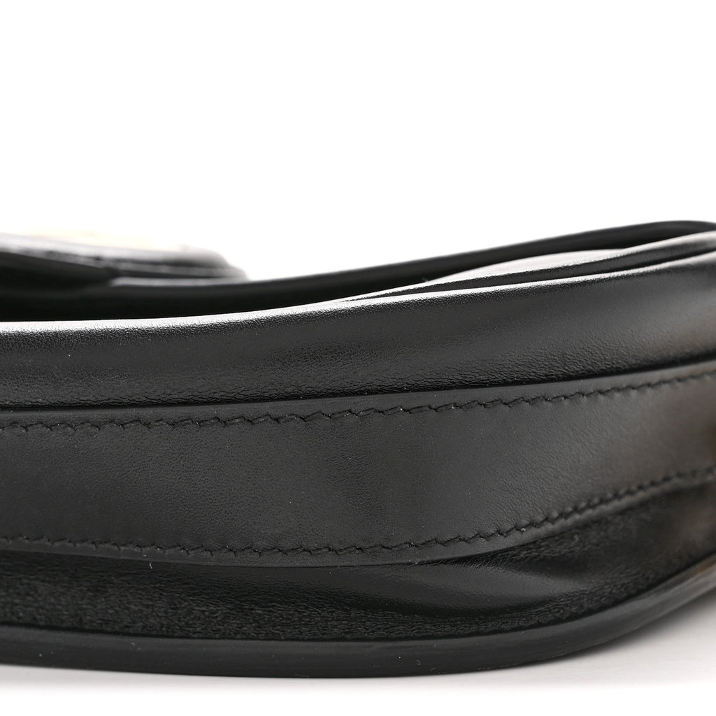 Christian Dior Box Calfskin East West Bobby Bag Black