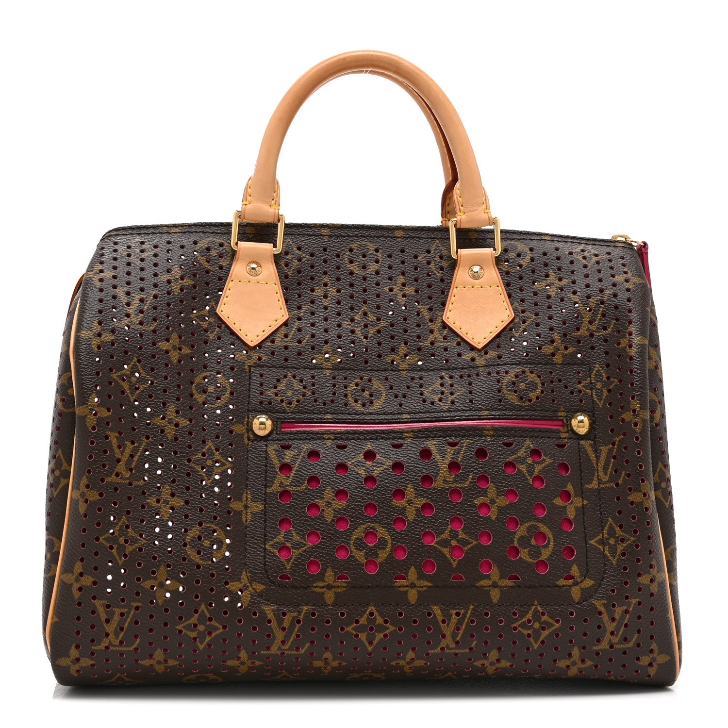 Louis Vuitton Monogram Perforated Speedy 30 Fuchsia