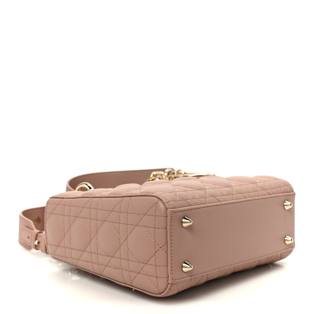 Christian Dior Lambskin Cannage Small My ABCDior Lady Dior Fard