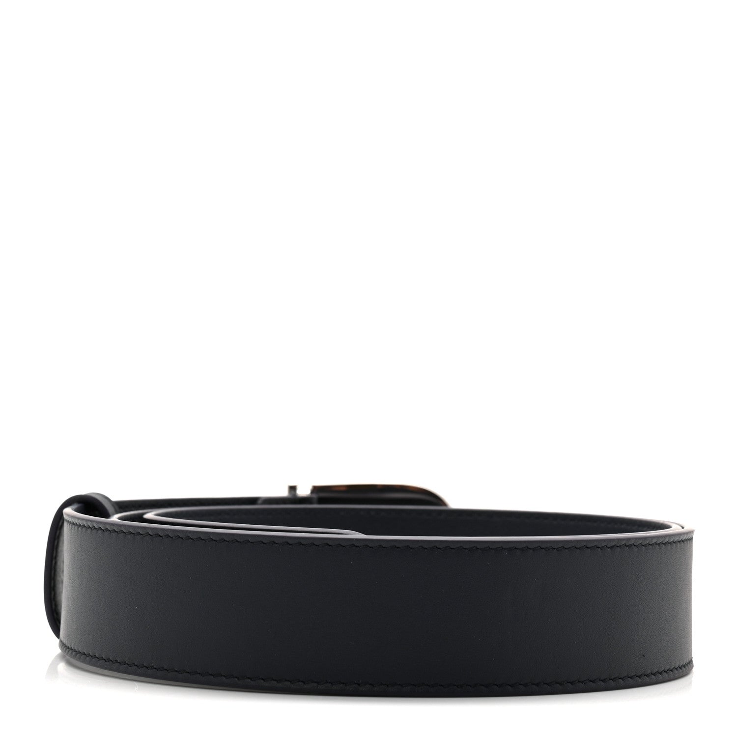 Gucci Moon Calfskin Round Plaque 35mm 100 40 Navy