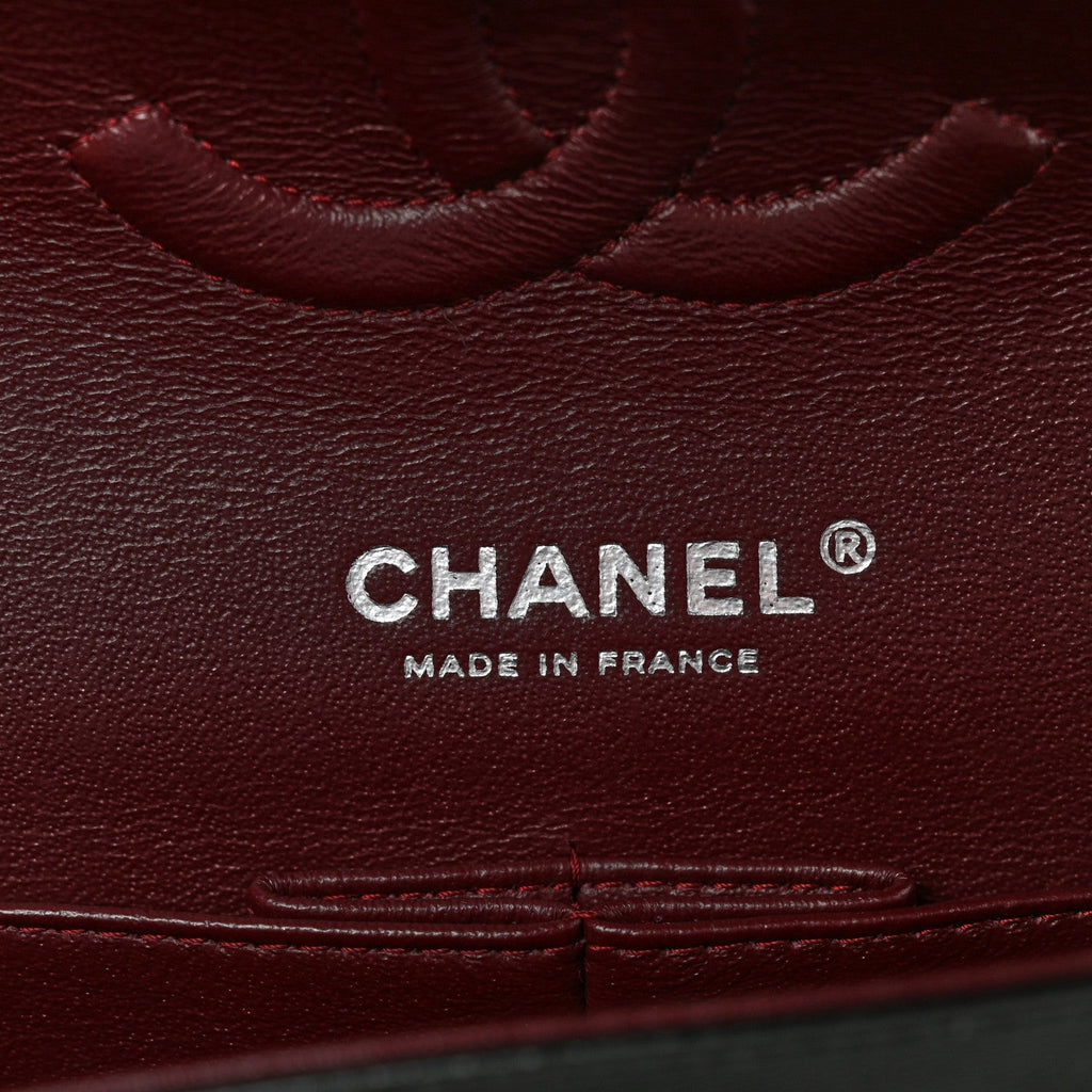 Chanel Lambskin Quilted Medium Double Flap Black